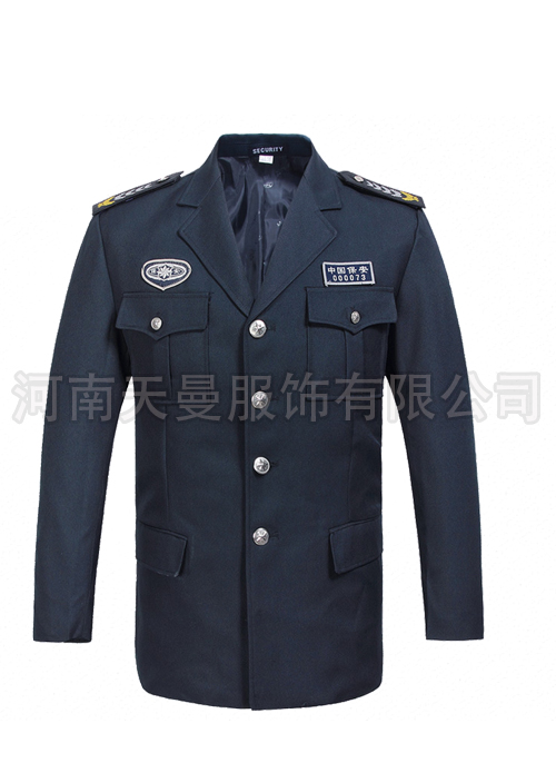 天曼新款军绿色保安服定做TMBA-003